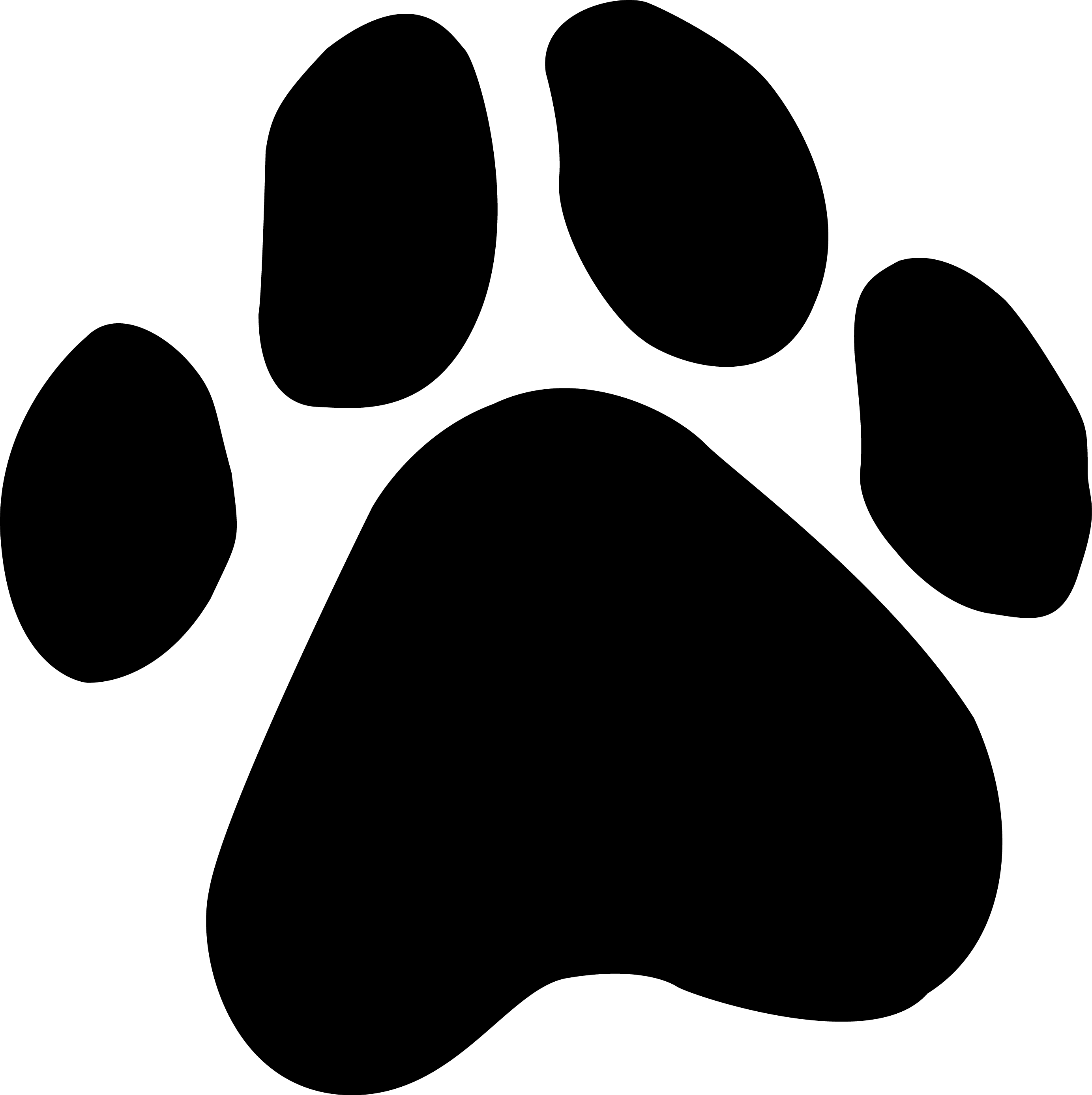 Paw Print Master Vector 900×900.png - Paw, Transparent background PNG HD thumbnail