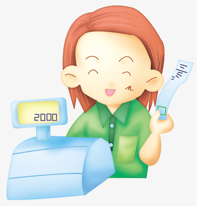 Cashier Sketch, Cash Register, Money, Number Png Image And Clipart - Pay Cashier, Transparent background PNG HD thumbnail