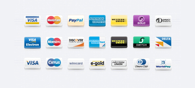 Payment Method Icons Set Free Pixeden Png - Payment Method, Transparent background PNG HD thumbnail