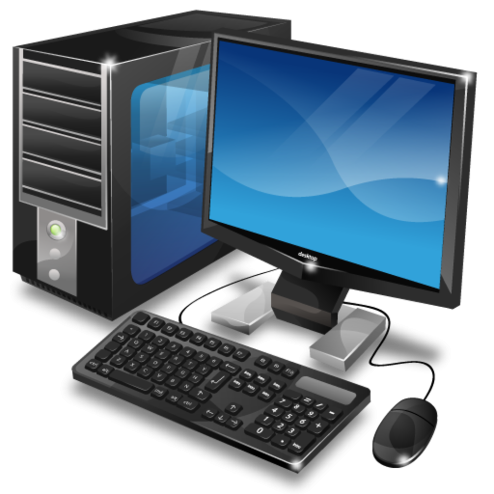 Computer, Monitor, Desktop, P