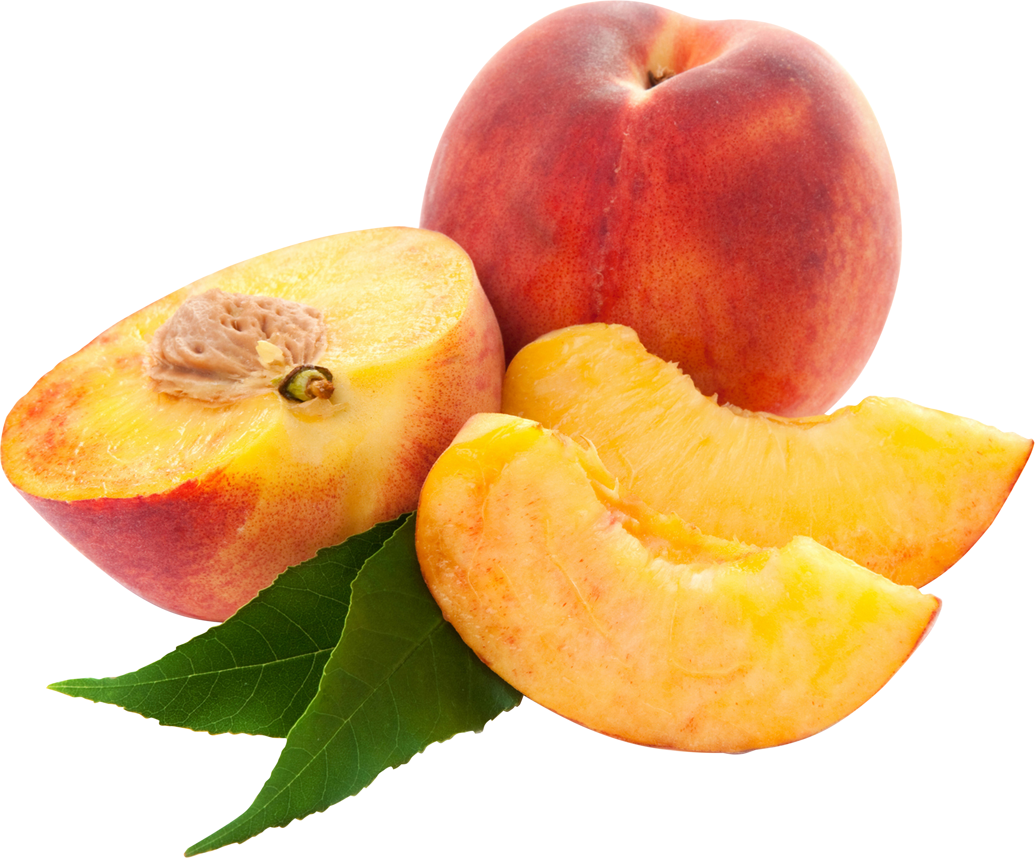 Sliced Peaches Png Image - Peach, Transparent background PNG HD thumbnail
