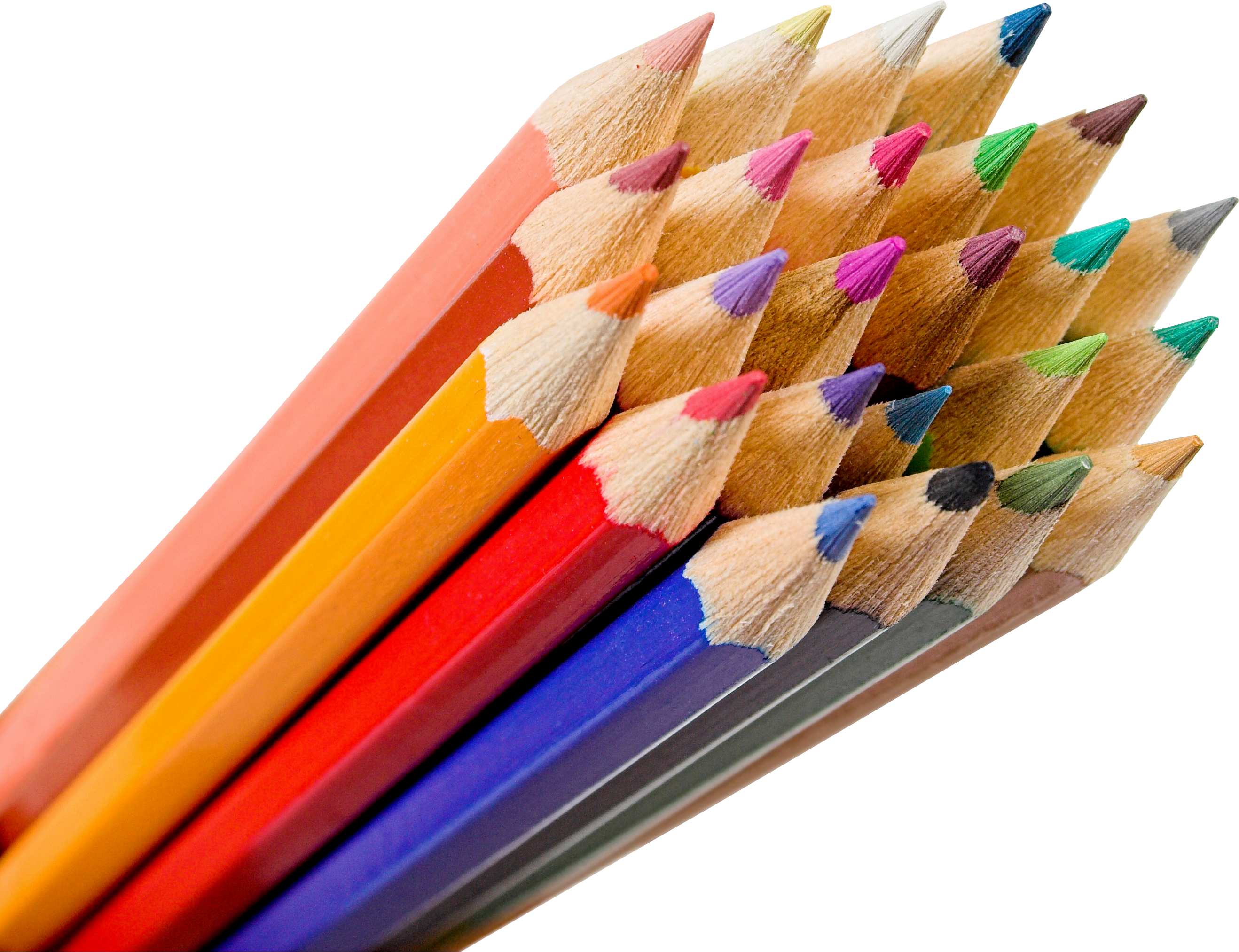 Colorful Pencils Png Image - Pencil, Transparent background PNG HD thumbnail
