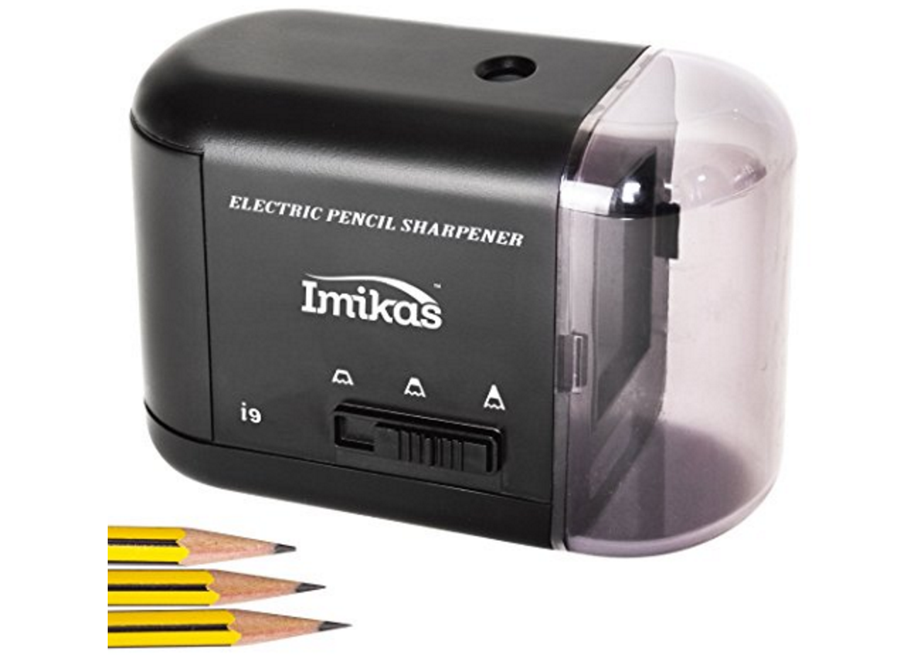 Imikas Electric Pencil Sharpener Review - Pencil Sharpener, Transparent background PNG HD thumbnail