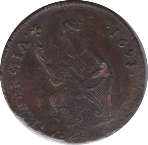 1691 Limerick Halfpenny Gun Money ( Rare ) - Penny Front And Back, Transparent background PNG HD thumbnail