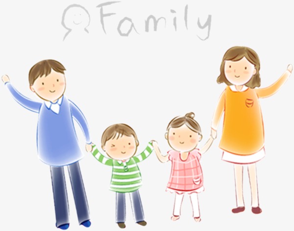 Cartoon Family, Family, Paternity, Mom And Dad Png Image And Clipart - People Mom And Dad, Transparent background PNG HD thumbnail