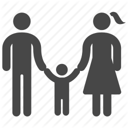 Child, Dad, Family, Father, Mom, Mother, People Icon - People Mom And Dad, Transparent background PNG HD thumbnail