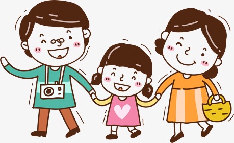 Family, Mom And Dad, Daughter, Girl Png Image And Clipart - People Mom And Dad, Transparent background PNG HD thumbnail