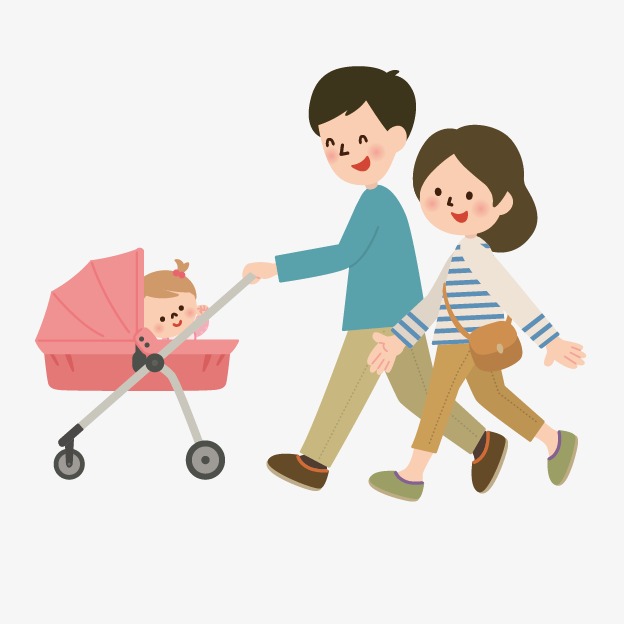 People Vector People,mom And Dad With A Baby Travel, Creative Cartoon Villain, - People Mom And Dad, Transparent background PNG HD thumbnail