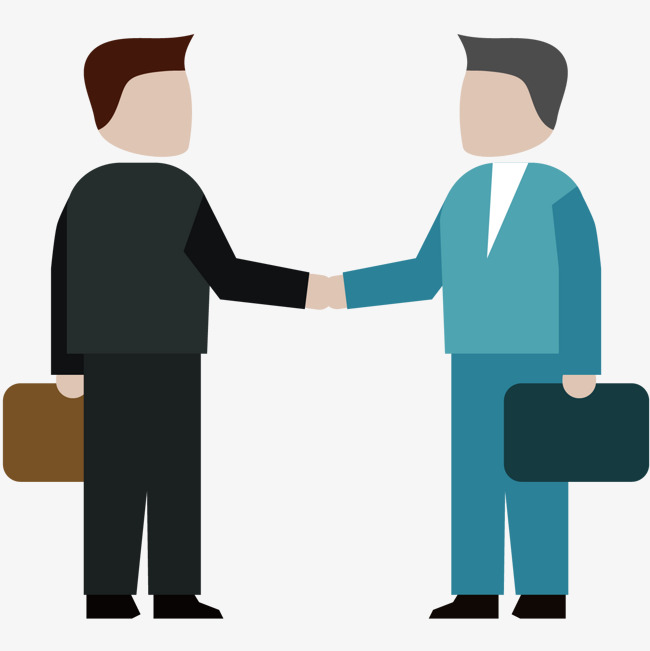 Businessman Handshake, Cooperation, Shake Hands, Businessman Png And Vector - People Shaking Hands, Transparent background PNG HD thumbnail