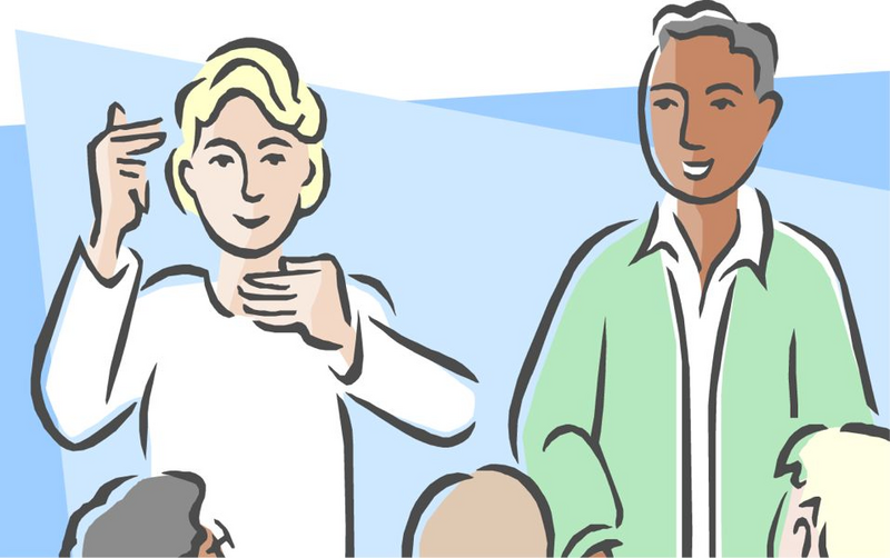 Deaf - People Using Sign Language, Transparent background PNG HD thumbnail