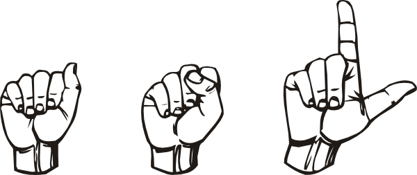 . Hdpng.com Free Vector American Sign Language Asl Clip Art - People Using Sign Language, Transparent background PNG HD thumbnail
