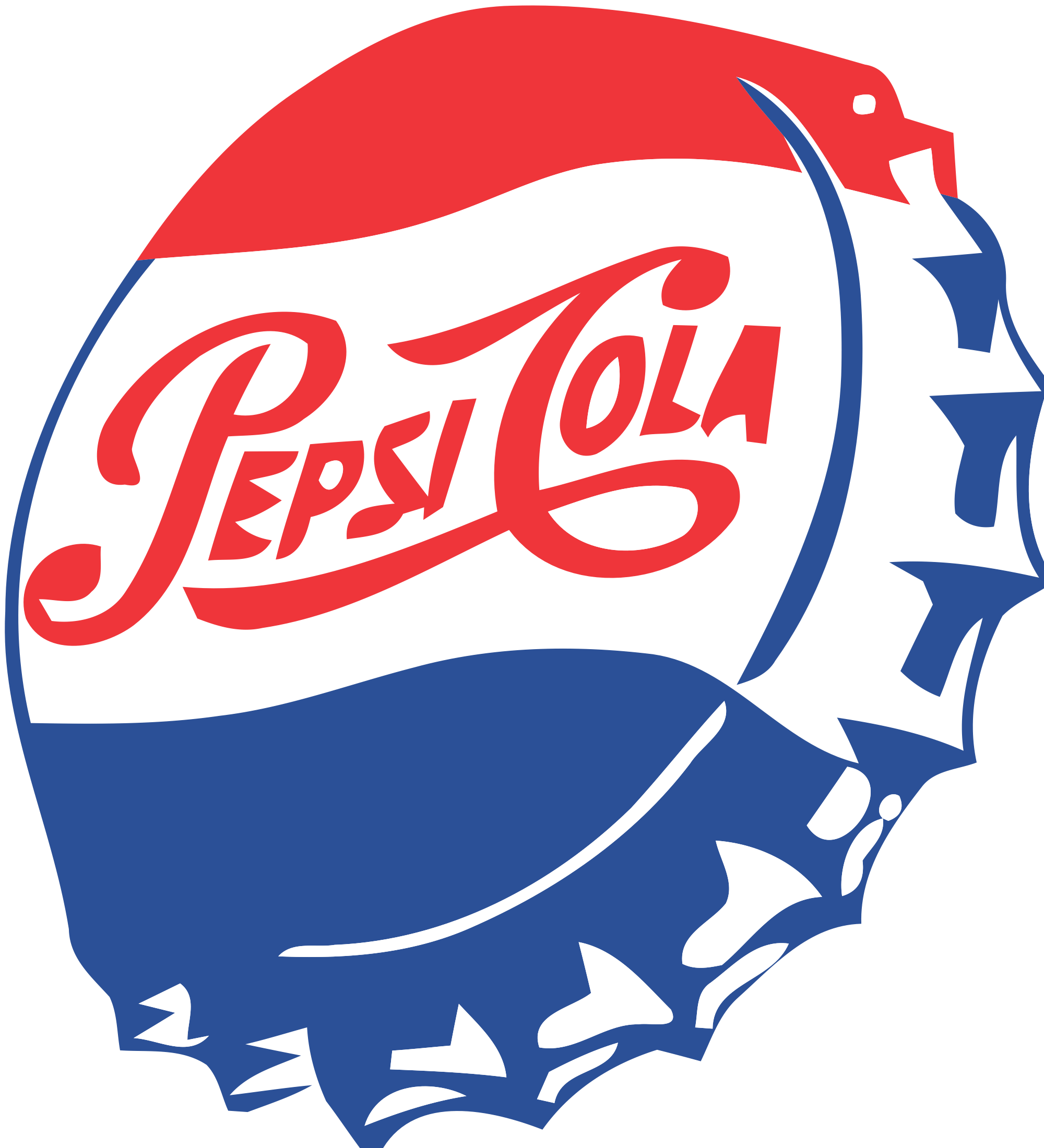 Vintage Pepsi Cap Clipart - Pepsi, Transparent background PNG HD thumbnail