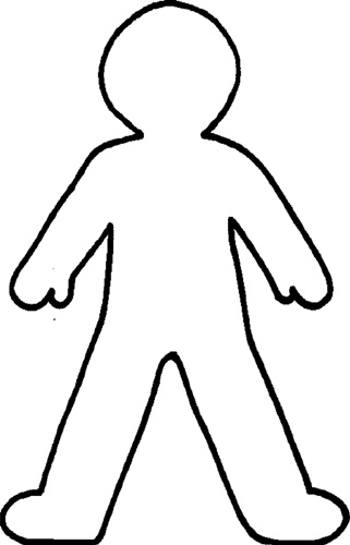 Blank Outline Of Person   Clipart Library - Person Outline Clip Art, Transparent background PNG HD thumbnail
