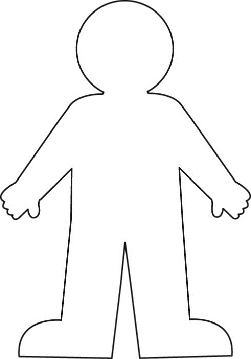 Body Outline Picture   Clipart Library - Person Outline Clip Art, Transparent background PNG HD thumbnail