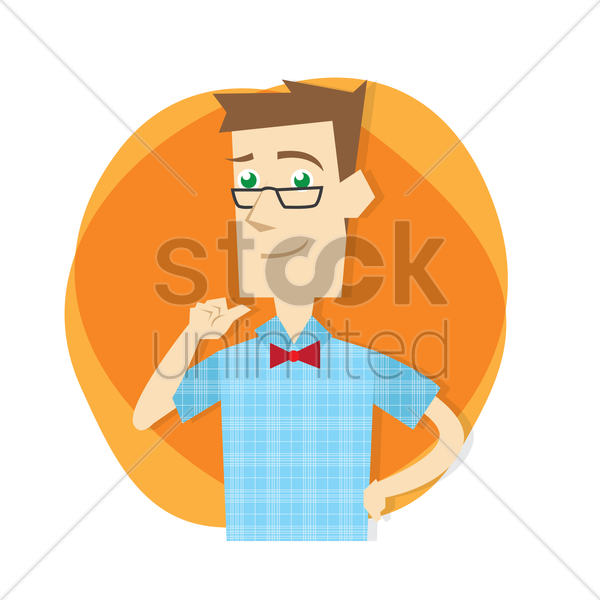 Man Pointing At Himself Vector Graphic - Person Pointing At Himself, Transparent background PNG HD thumbnail
