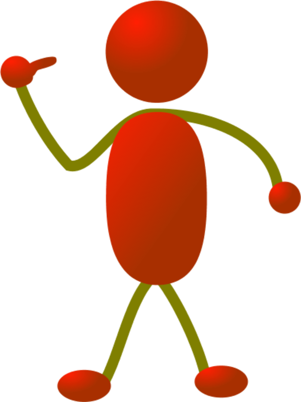 Stickman Pointing Finger To Himself   Vector Clip Art - Person Pointing At Himself, Transparent background PNG HD thumbnail