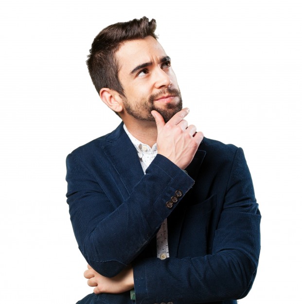 Serious Man Thinking - Person Thinking, Transparent background PNG HD thumbnail