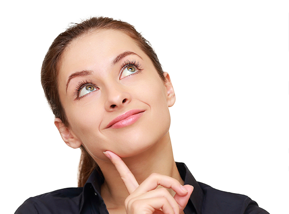 Thinking Woman Png - Person Thinking, Transparent background PNG HD thumbnail
