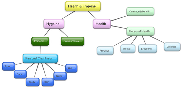 Concept Map Personal Hygiene.png - Personal Hygiene, Transparent background PNG HD thumbnail