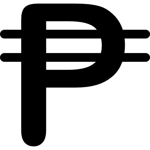 Philippines Peso Currency Symbol Free Icon - Peso Sign, Transparent background PNG HD thumbnail