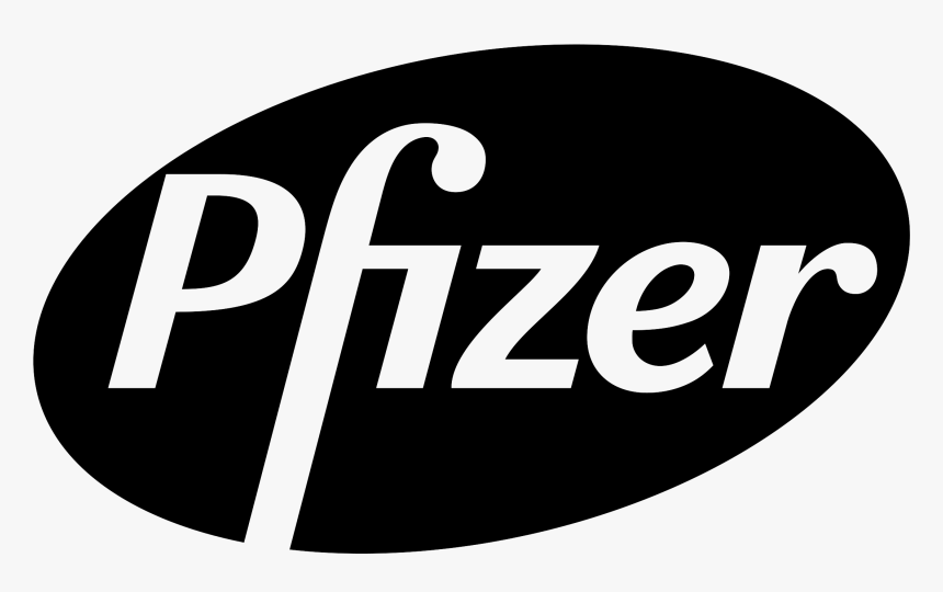 Pfizer Logo Black And White   Pfizer Logo White Png, Transparent Pluspng.com  - Pfizer, Transparent background PNG HD thumbnail