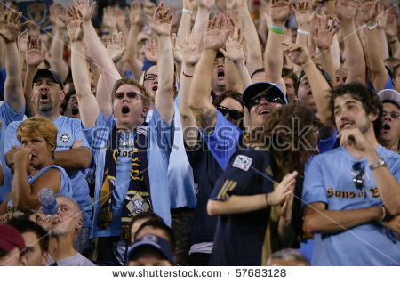 Philadelphia   July 21 : Fans Of Philadelphia Union During Match Against Manchester United On July - Philadelphia Union Vector, Transparent background PNG HD thumbnail