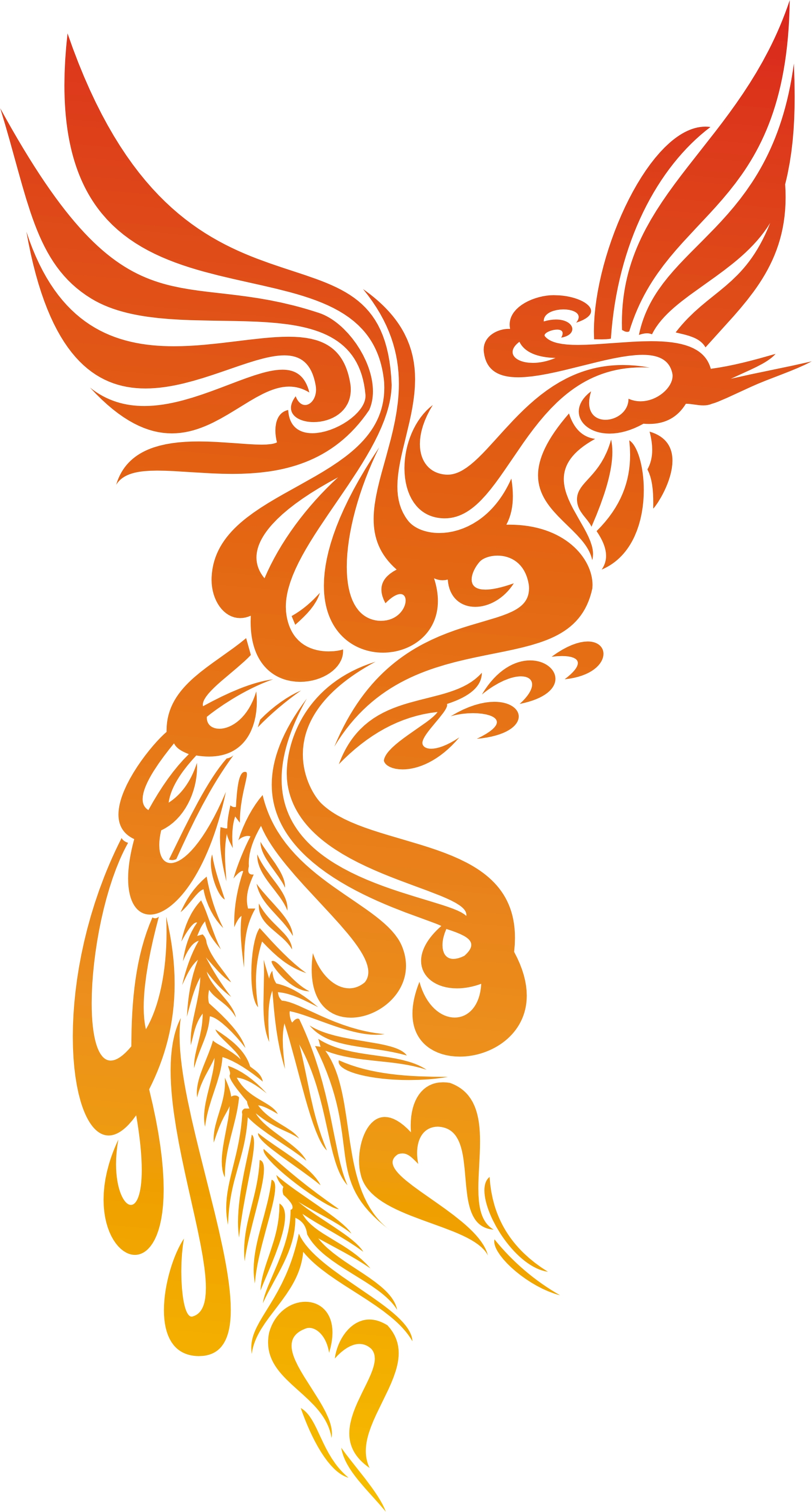 Phoenix Tattoo By Oreozili Phoenix Tattoo By Oreozili - Phoenix Tattoos, Transparent background PNG HD thumbnail