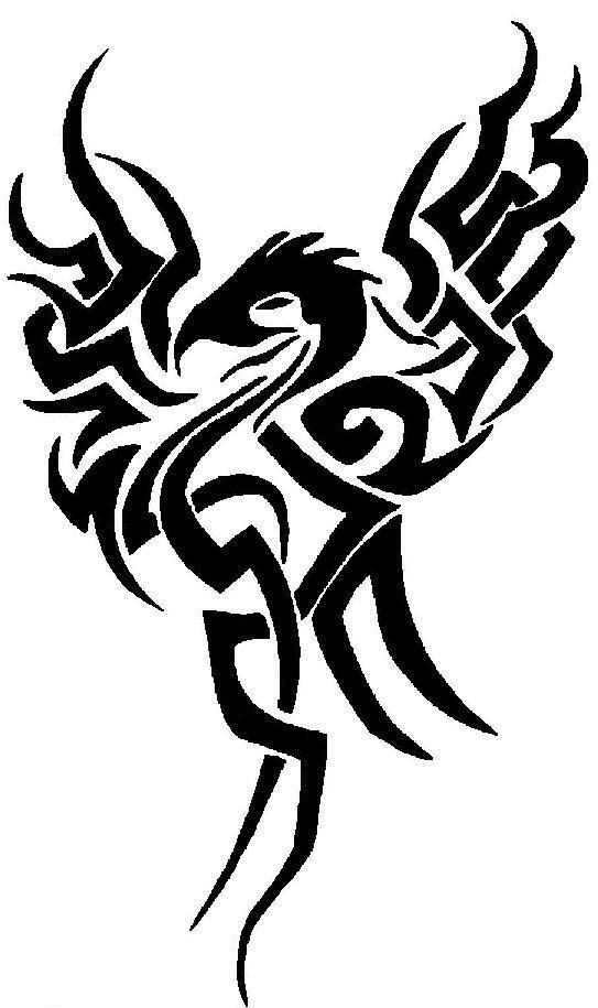 Tribal Usmc Tattoo | Tribal Phoenix Tattoo 259X300 1 Jpg Picture By Celtictriune - Phoenix Tattoos, Transparent background PNG HD thumbnail