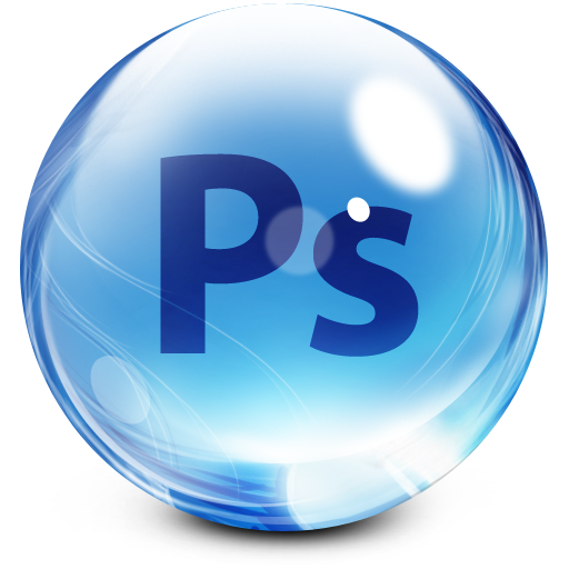 Glassy Adobe Photoshop Icon Image #5515 - Photoshop, Transparent background PNG HD thumbnail