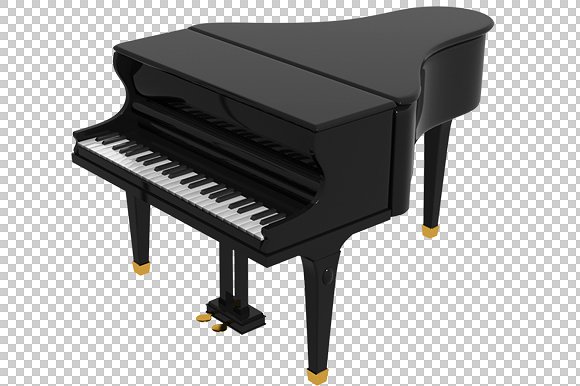 Piano   3D Render Hdpng.com  - Piano, Transparent background PNG HD thumbnail