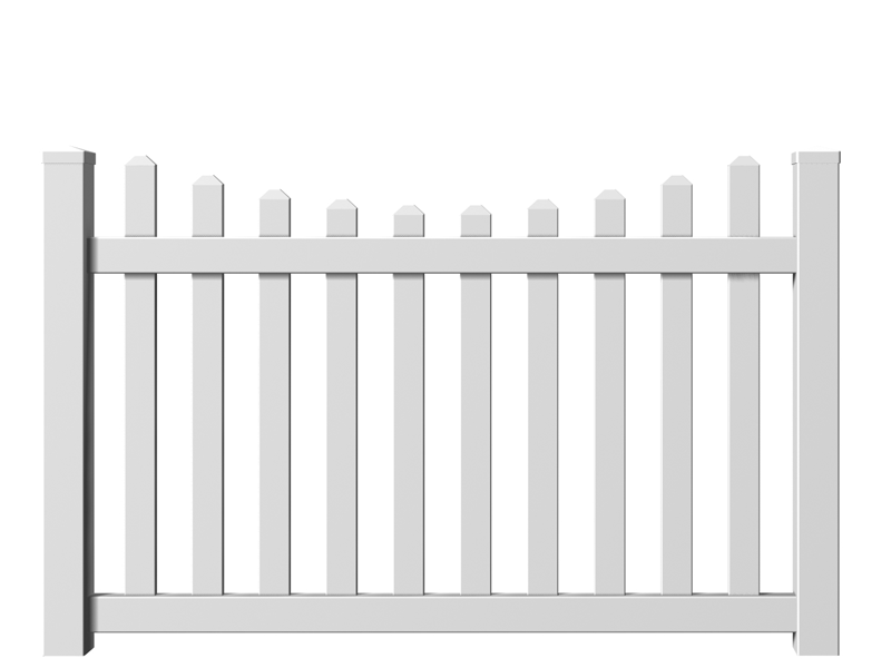 Ashbery Ii Picket Fence - Picket Fence, Transparent background PNG HD thumbnail