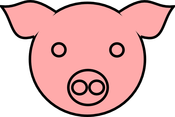 Pig Face Clipart Pig 9 Clip Art At Clker Vector Clip Art Online Royalty Free Free - Pig Face, Transparent background PNG HD thumbnail