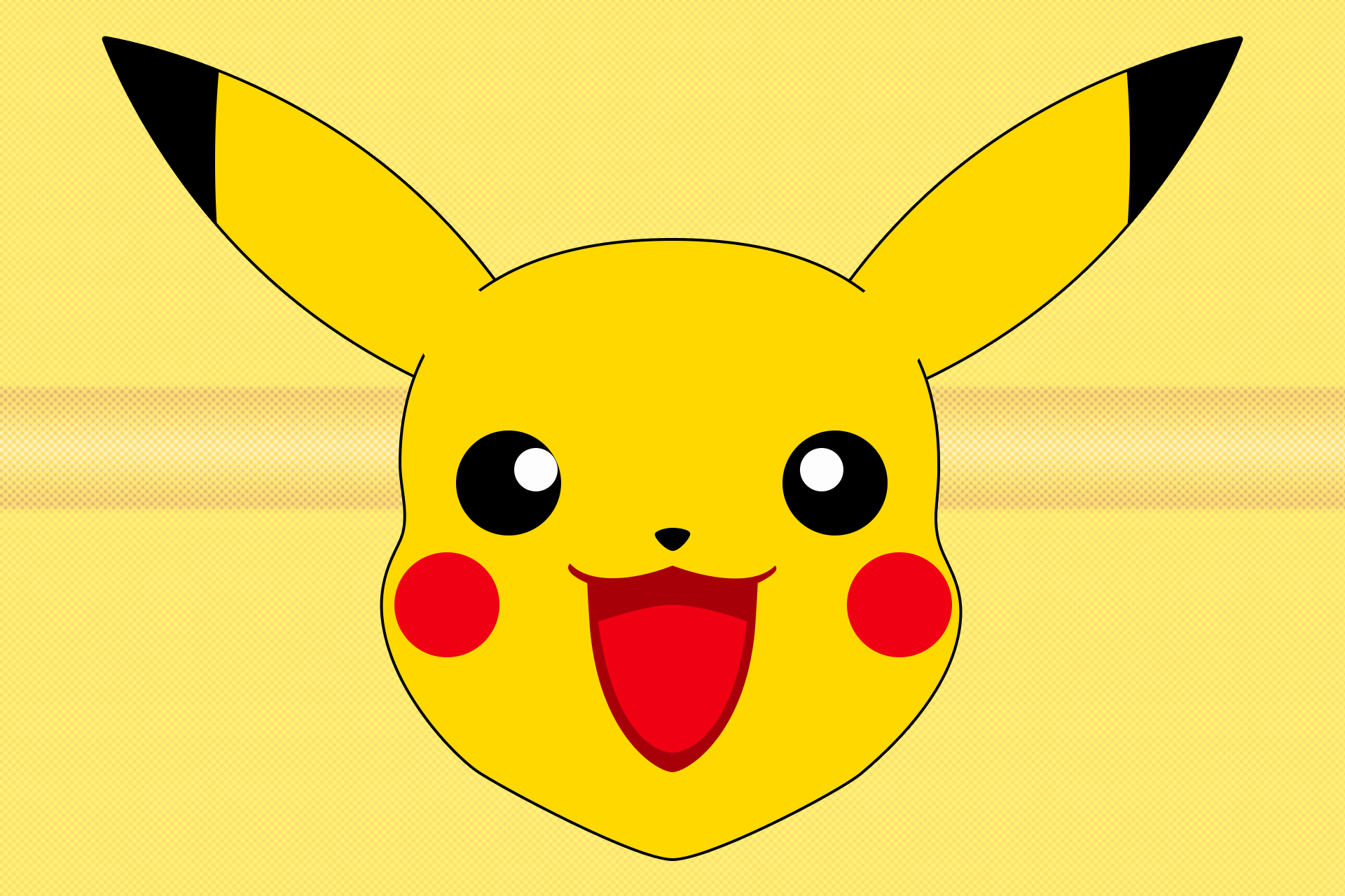 Click Here To Download Pikachu Cut Out Face Mask Png Hdpng.com  - Pikachu Face, Transparent background PNG HD thumbnail