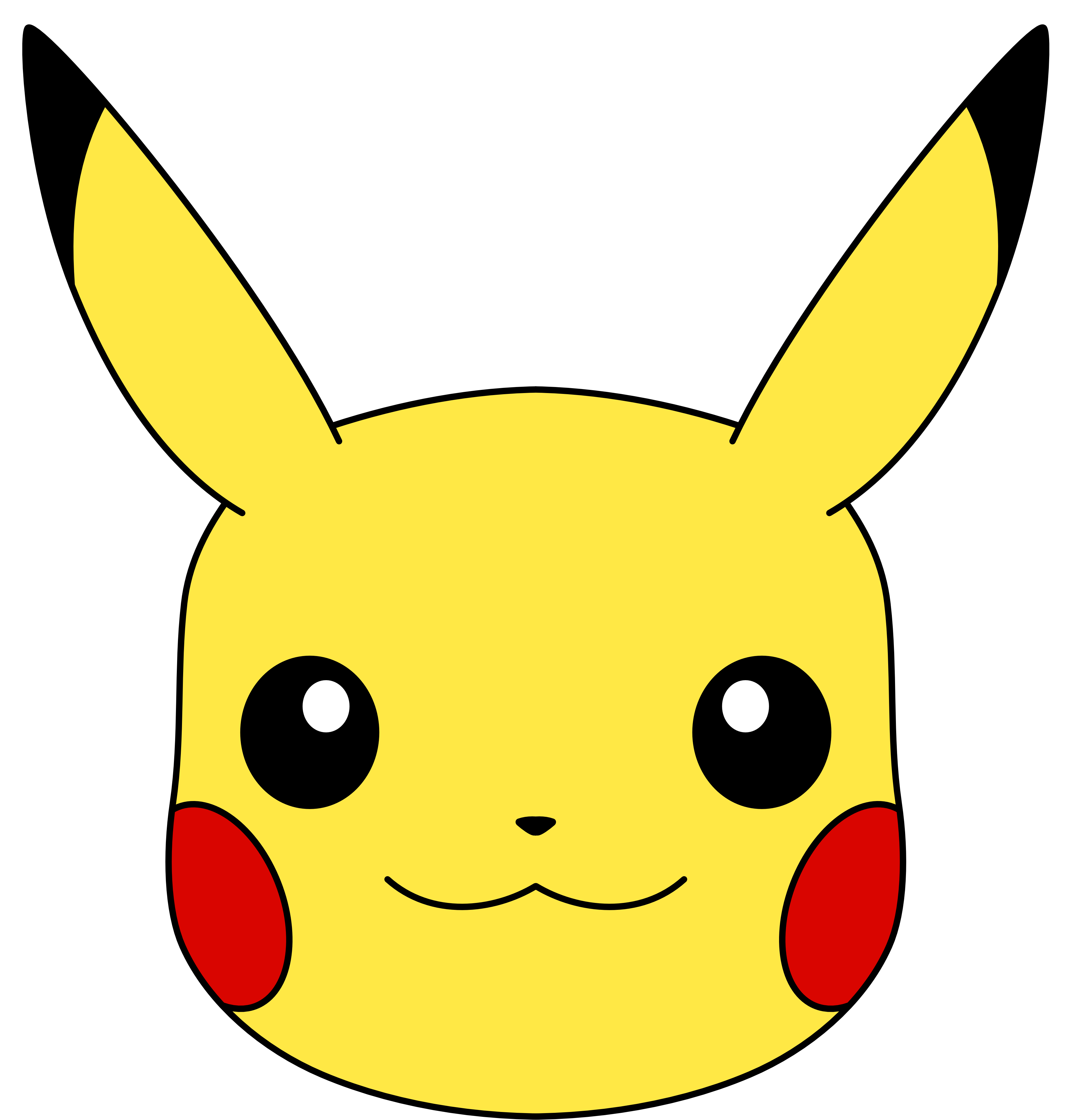 Pikachuu0027S Face Vector By Ryanthescooterguy Pikachuu0027S Face Vector By Ryanthescooterguy - Pikachu Face, Transparent background PNG HD thumbnail