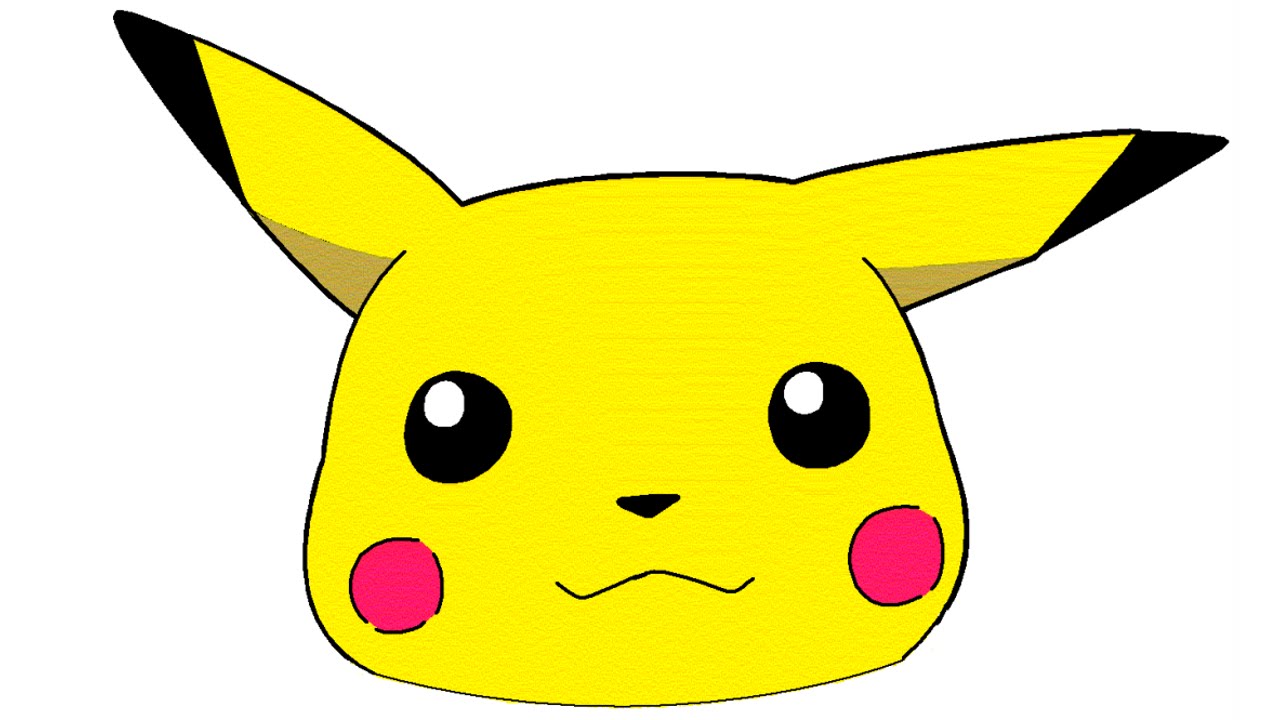 Pin Pikachu Clipart Head #3 - Pikachu Face, Transparent background PNG HD thumbnail