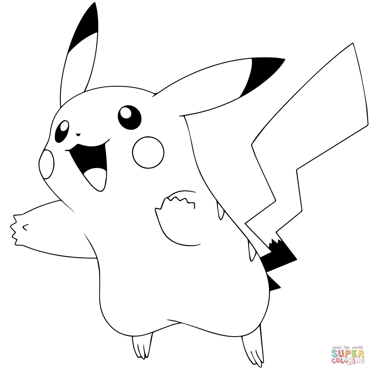 Click The Pokémon Go Pikachu #025 Hdpng.com  - Pikachu Black And White, Transparent background PNG HD thumbnail