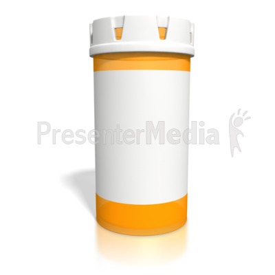 Pill Bottle, Plastic, Medicin