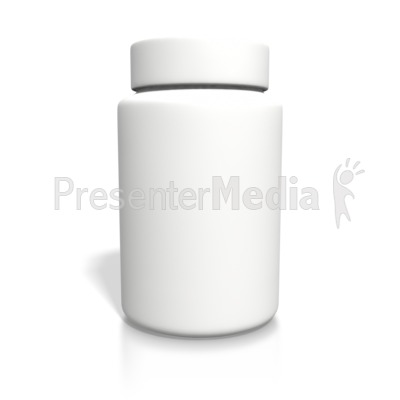 Blank White Bottle Powerpoint Clip Art - Pill Bottle, Transparent background PNG HD thumbnail