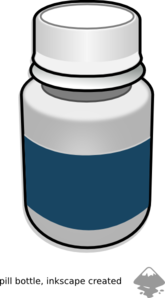 Pill Bottle, Plastic, Medicin
