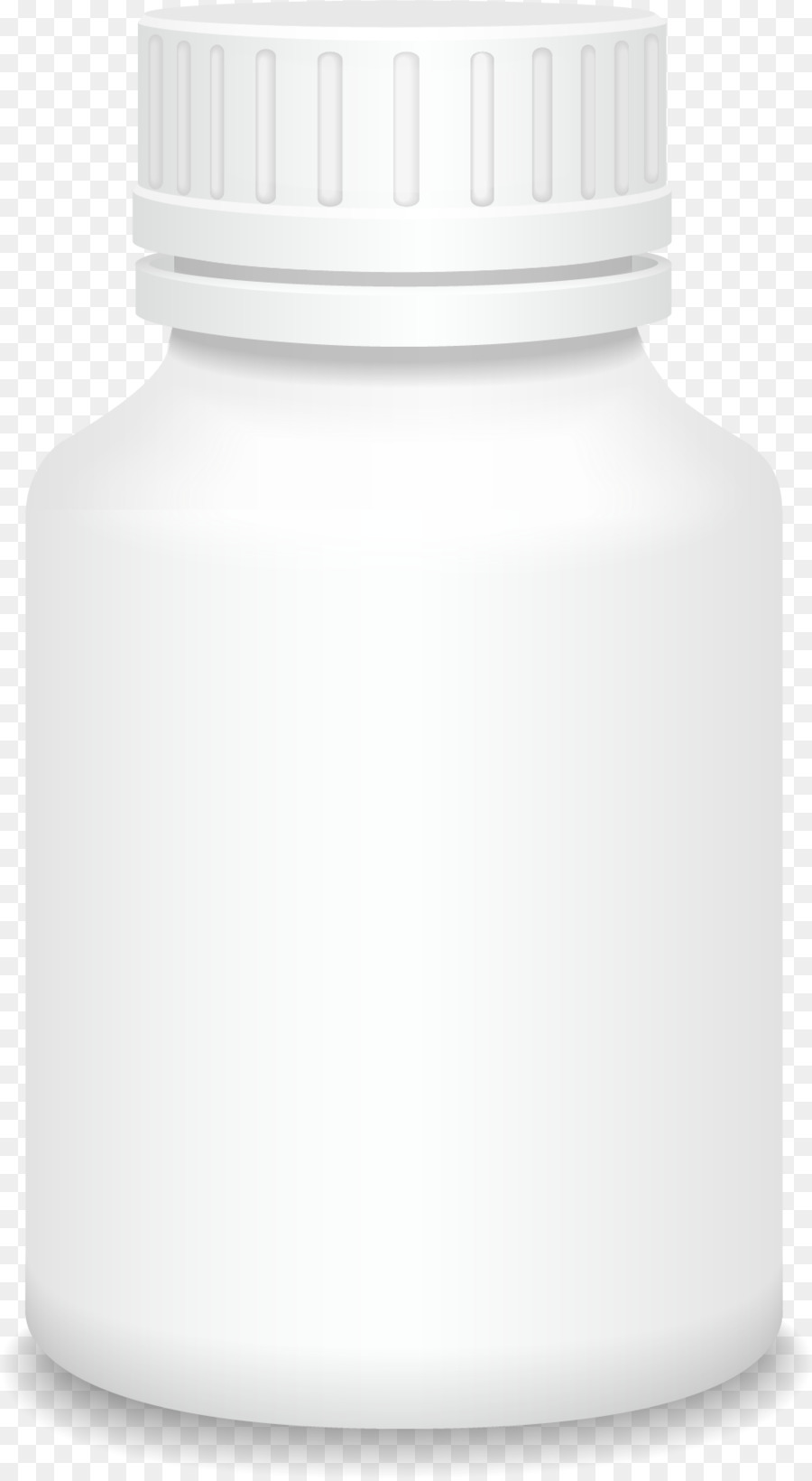 Plastic Bottle   White Vector Medicine Bottle - Pill Bottle, Transparent background PNG HD thumbnail