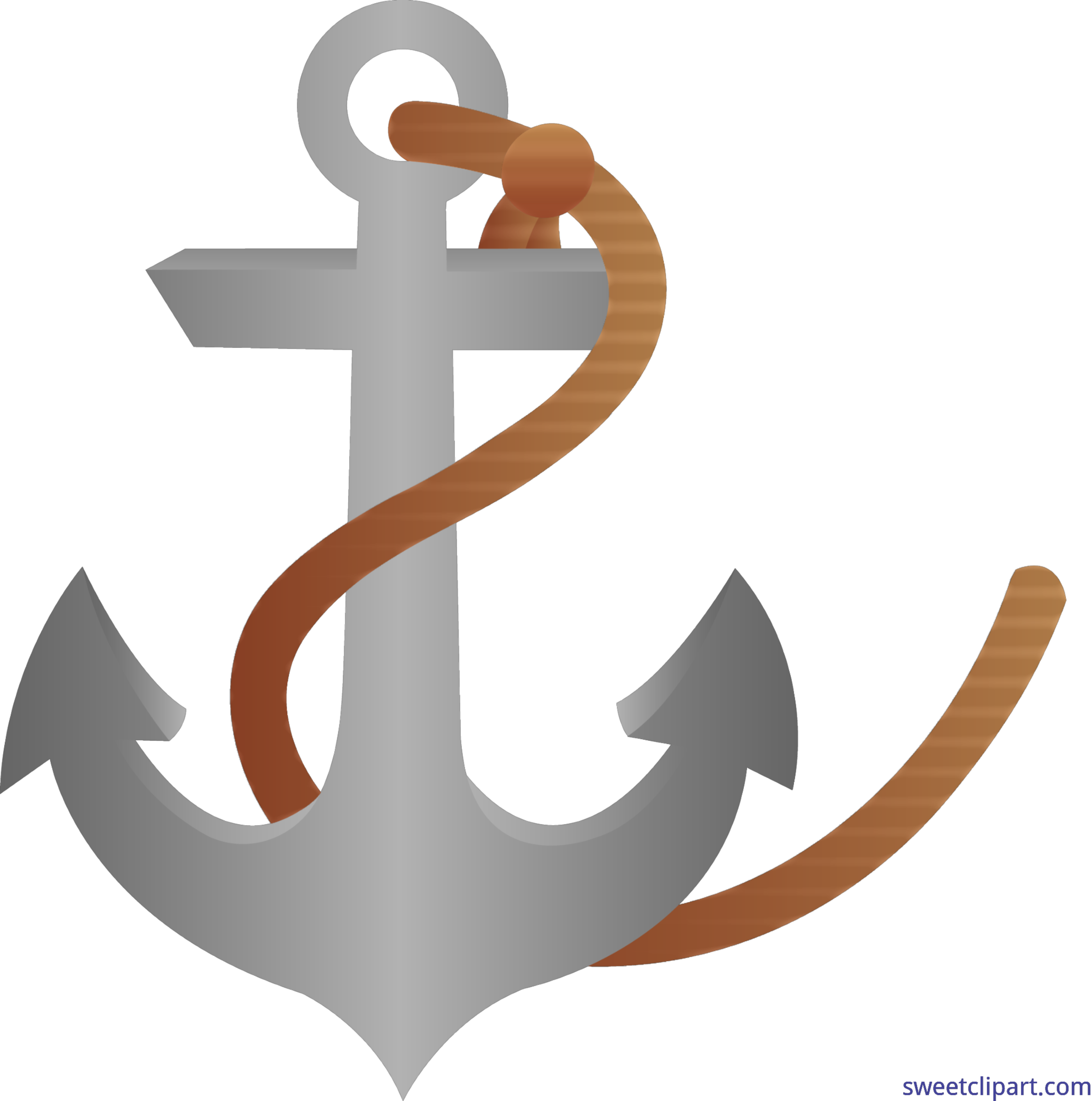 Anchor With Rope Clip Art - Pink Anchor With Rope, Transparent background PNG HD thumbnail