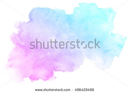 Abstract Pink Watercolor On White Background.the Color Splashing On The Paper.it Is - Pink And Blue, Transparent background PNG HD thumbnail