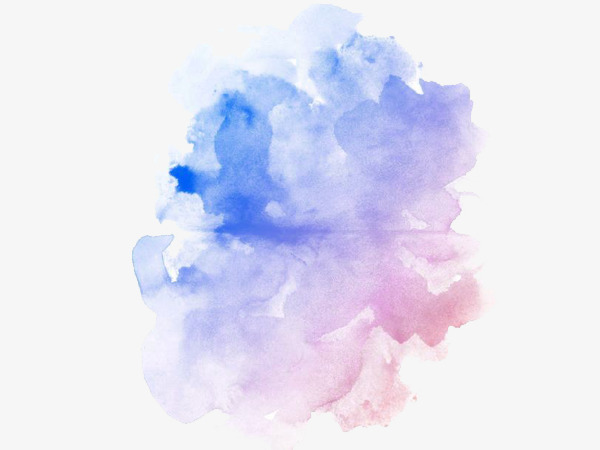 Blue Watercolor, Blue, Pink, Rendering Png Image And Clipart - Pink And Blue, Transparent background PNG HD thumbnail