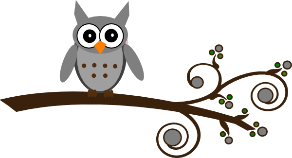 Owl - Pink And Gray Owl, Transparent background PNG HD thumbnail
