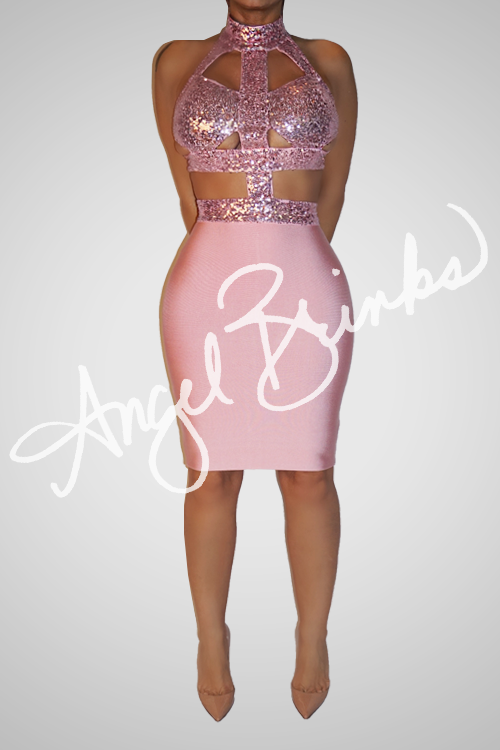 Hollywood Star (Pink) - Pink Angel, Transparent background PNG HD thumbnail