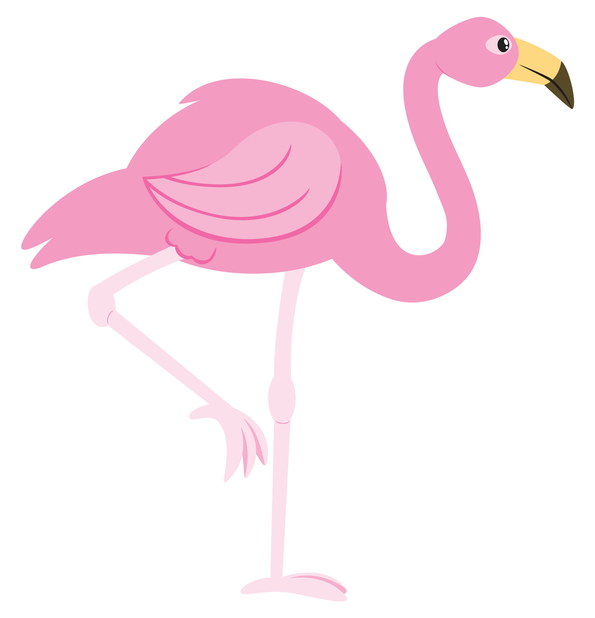 Pink Flamingo Clip Art | Flamingo2 - Flamingo, Transparent background PNG HD thumbnail