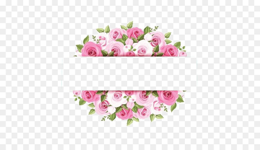 Rose Pink Flower Stock Photography   Pink Watercolor Flower Borders - Pink Flower, Transparent background PNG HD thumbnail
