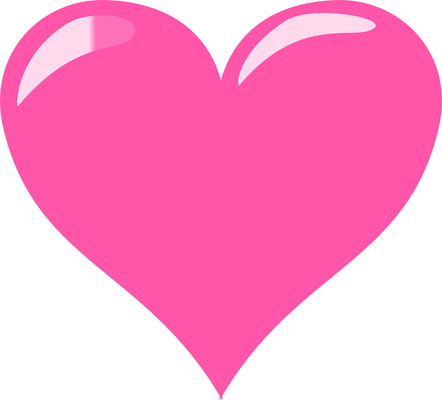 Free Vector Graphic: Shaded, Heart, Love, Pink, Shape   Free Image On Pixabay   304508 - Pink Love Heart, Transparent background PNG HD thumbnail