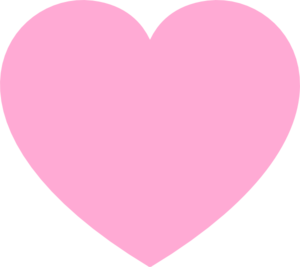 Heart-shaped clipart pink #2
