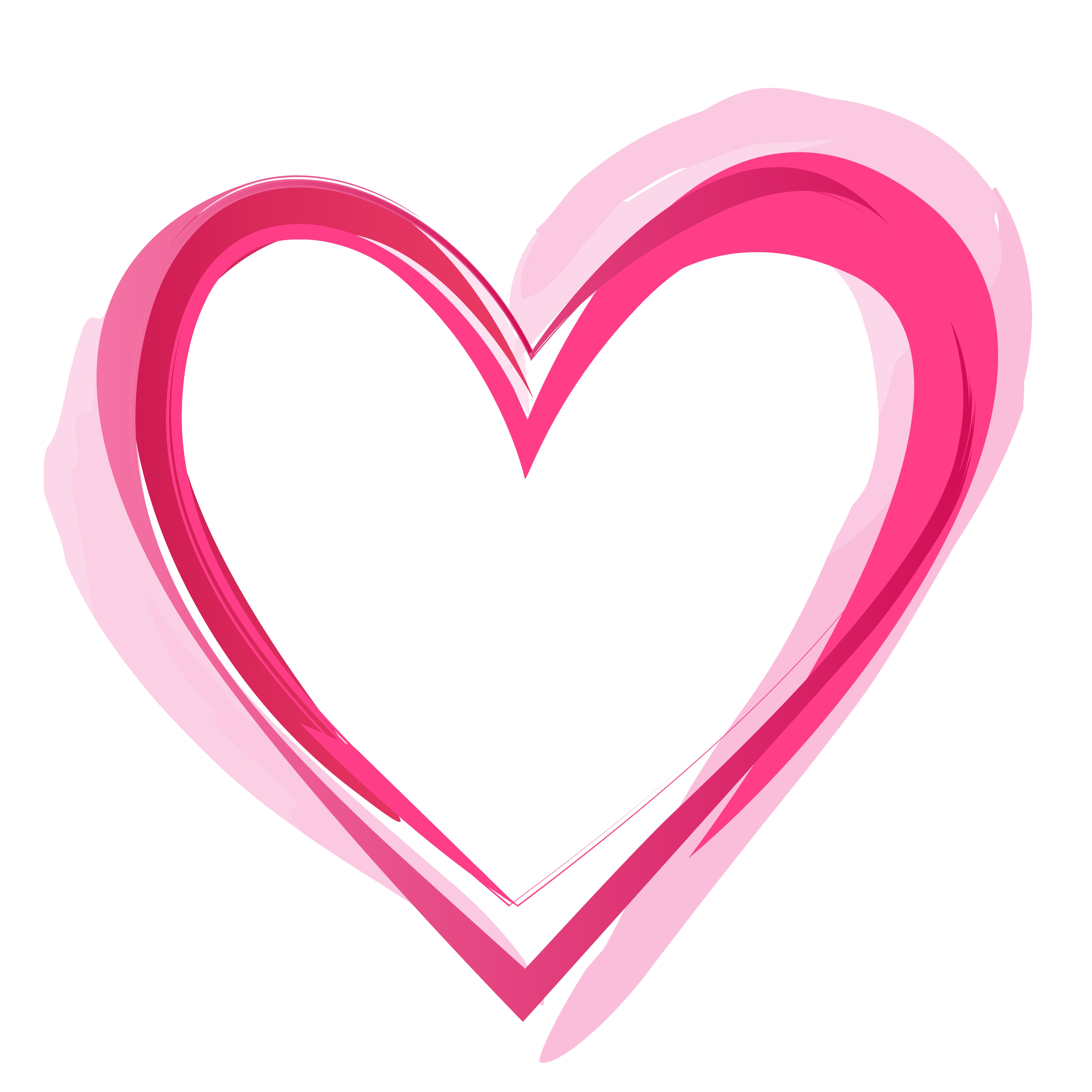 Pink Heart Png Pic - Pink Love Heart, Transparent background PNG HD thumbnail